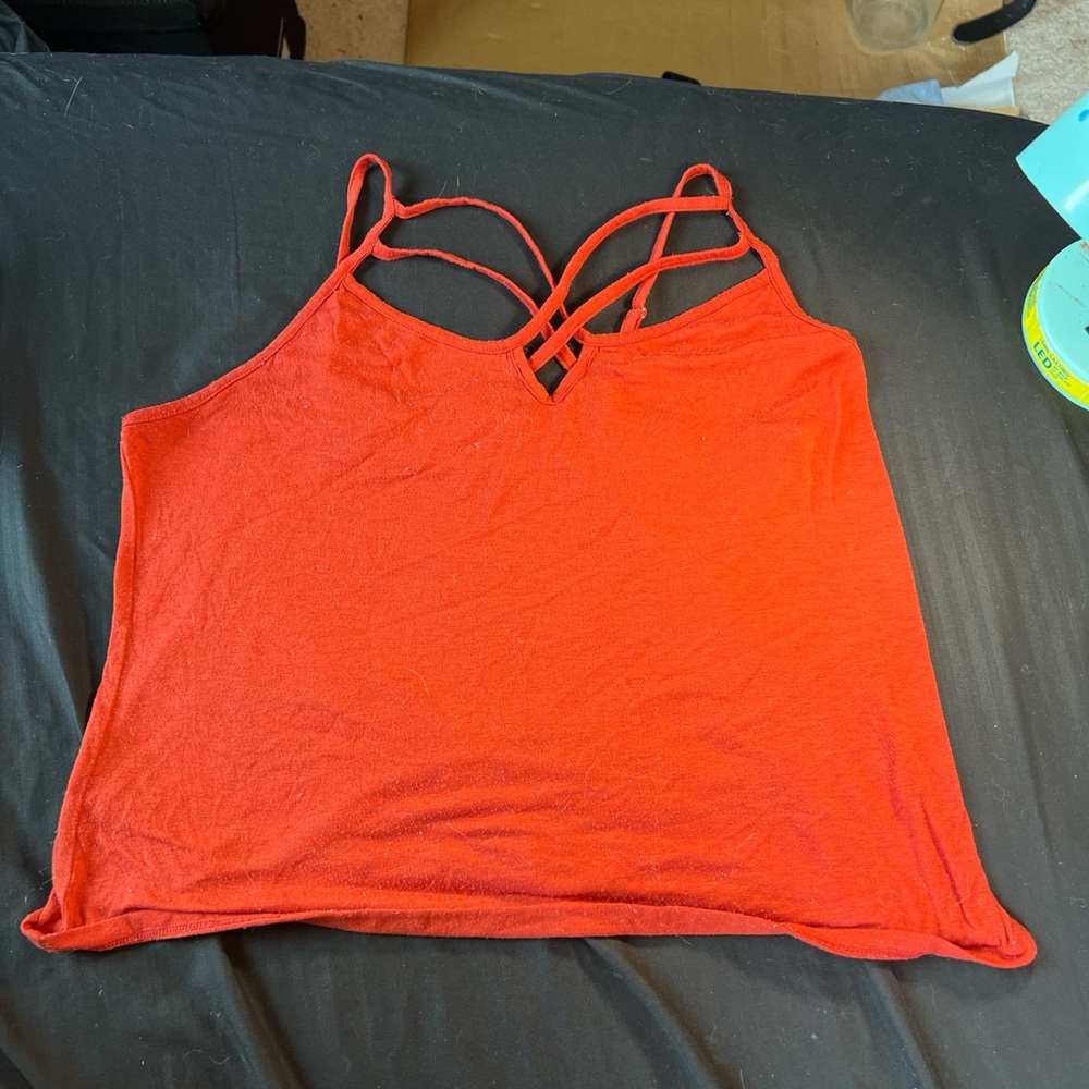 No Boundaries Bright Red Camisole